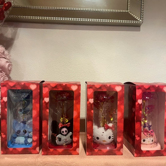 Hello kitty and friends light up forever rose glass 🥀 3 pc - Picture 5 of 6